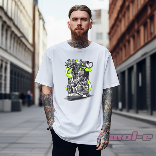 Urban style Tee - Neon Green